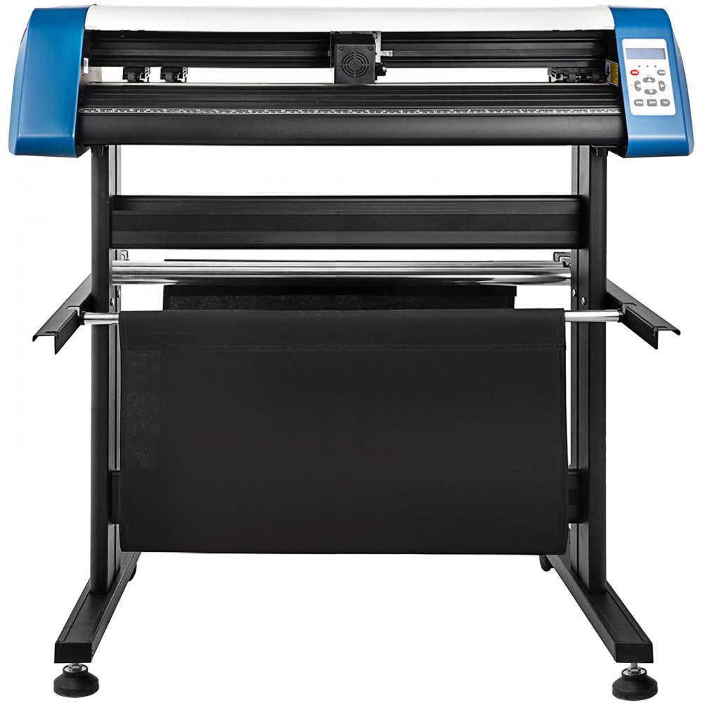 28-Inch Automatic Contour Vinyl Cutter Plotter Force & Speed Adjustable Sign Cutting With Floor Stand & Signmaster Software