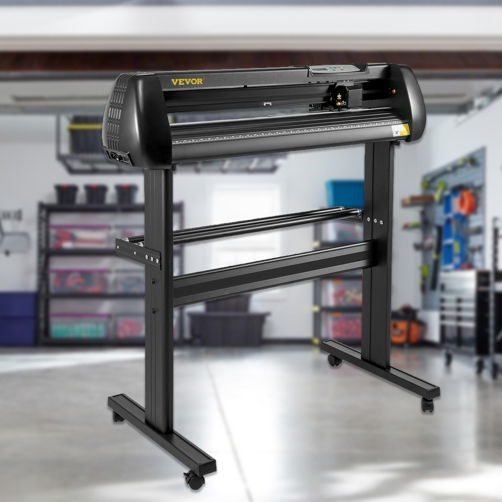 VEVOR 34" Vinyl Cutter/Plotter Sign Cutting Machine Software 3 Blades LCD Screen