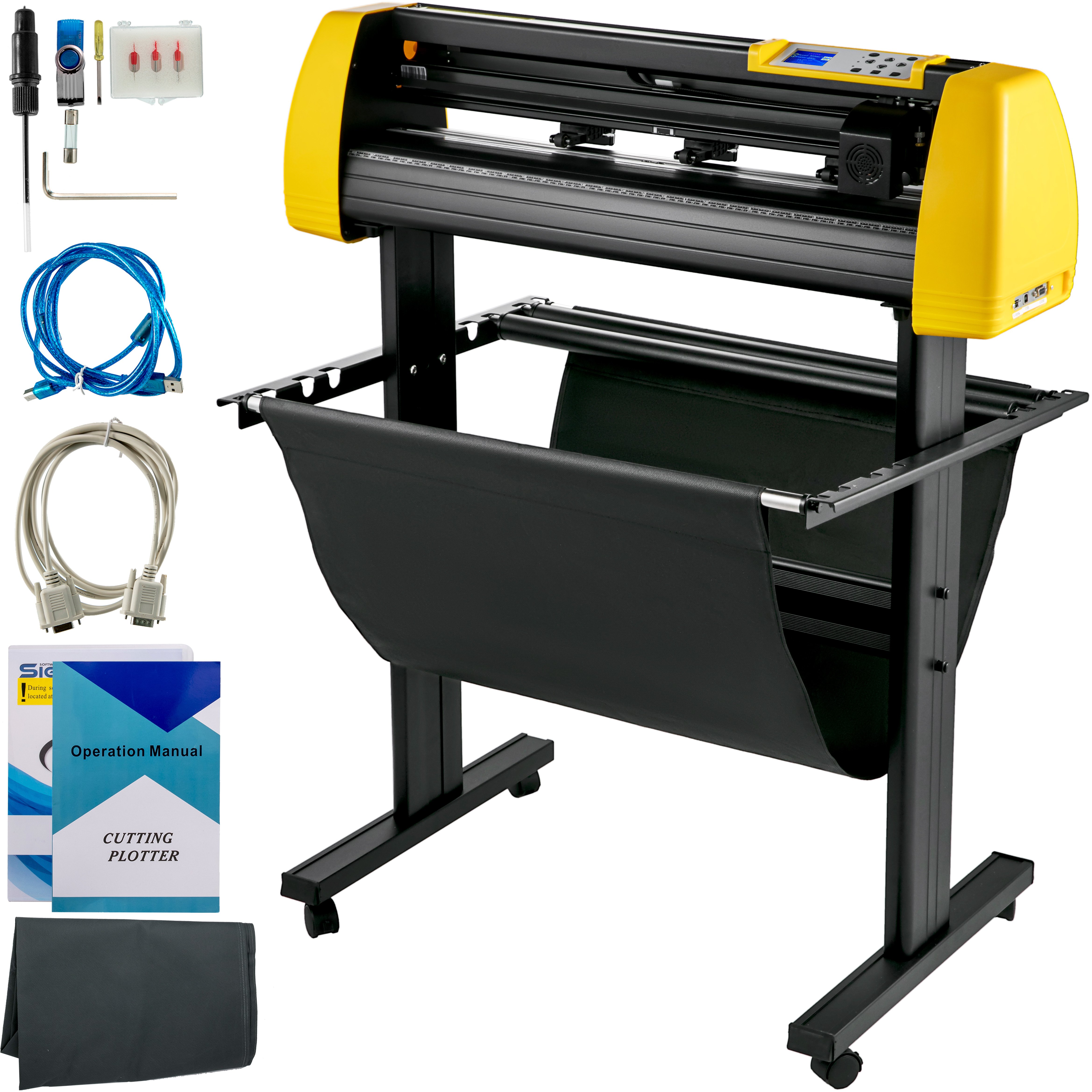 VEVOR Vinyl Cutter Machine Cutting Plotter 870mm Plotter Printer Vinyl Cutting