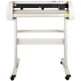 VEVOR Vinyl Cutter 870mm Vinyl Cutter Machine Maximum Paper Feed 34inch White Vinyl Plotter Cutter Machine Vinyl Plotter with Sturdy Floor Stand Adjustable Force and Speed for Sign Making