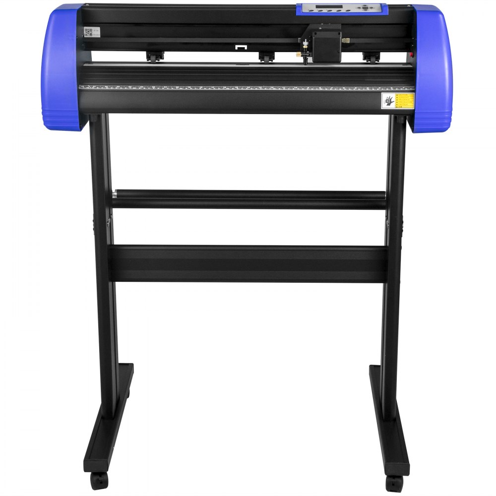 VEVOR Vinyl Cutter 870mm Vinyl Cutter Machine Maximum Paper Feed 34inch Vinyl Plotter Cutter Machine with Sturdy Floor Stand Adjustable Force and Speed for Sign Making Vinyl Plotter