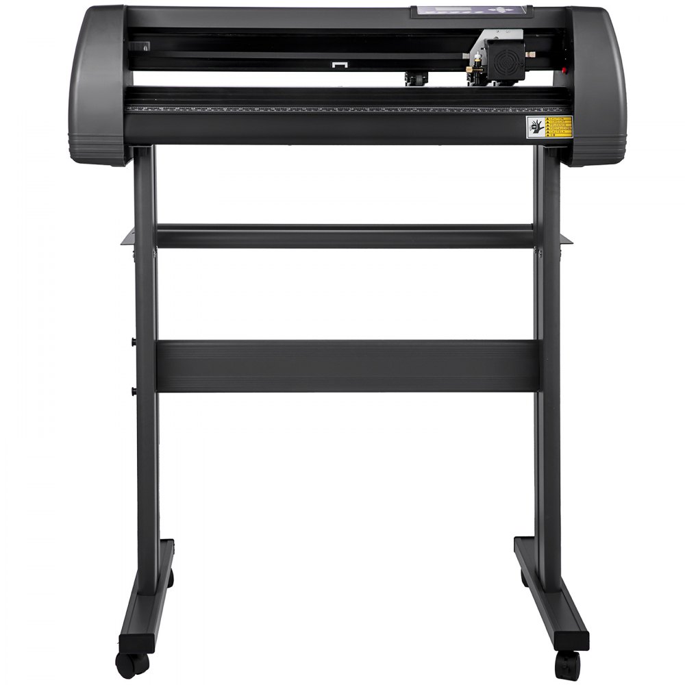 VEVOR Line Free Vinyl Cutter Machine 870mm Vinyl Printer U-Disk Offline Operation, 34 inch Plotter Printer with Sturdy Floor Stand Vinyl Cutting Machine Adjustable Force Plotter Cutter