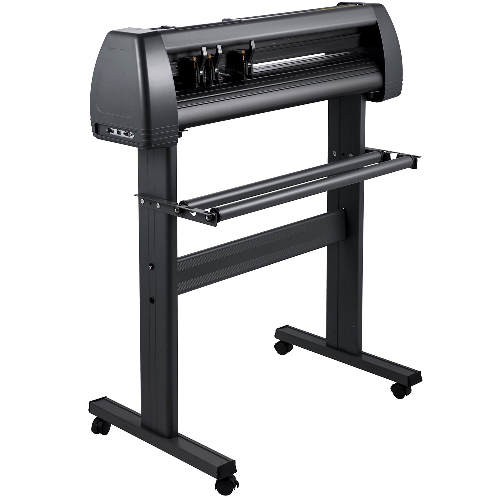 VEVOR Line Free Vinyl Cutter Machine 870mm Vinyl Printer U-Disk Offline Operation, 34 inch Plotter Printer with Sturdy Floor Stand Vinyl Cutting Machine Adjustable Force Plotter Cutter