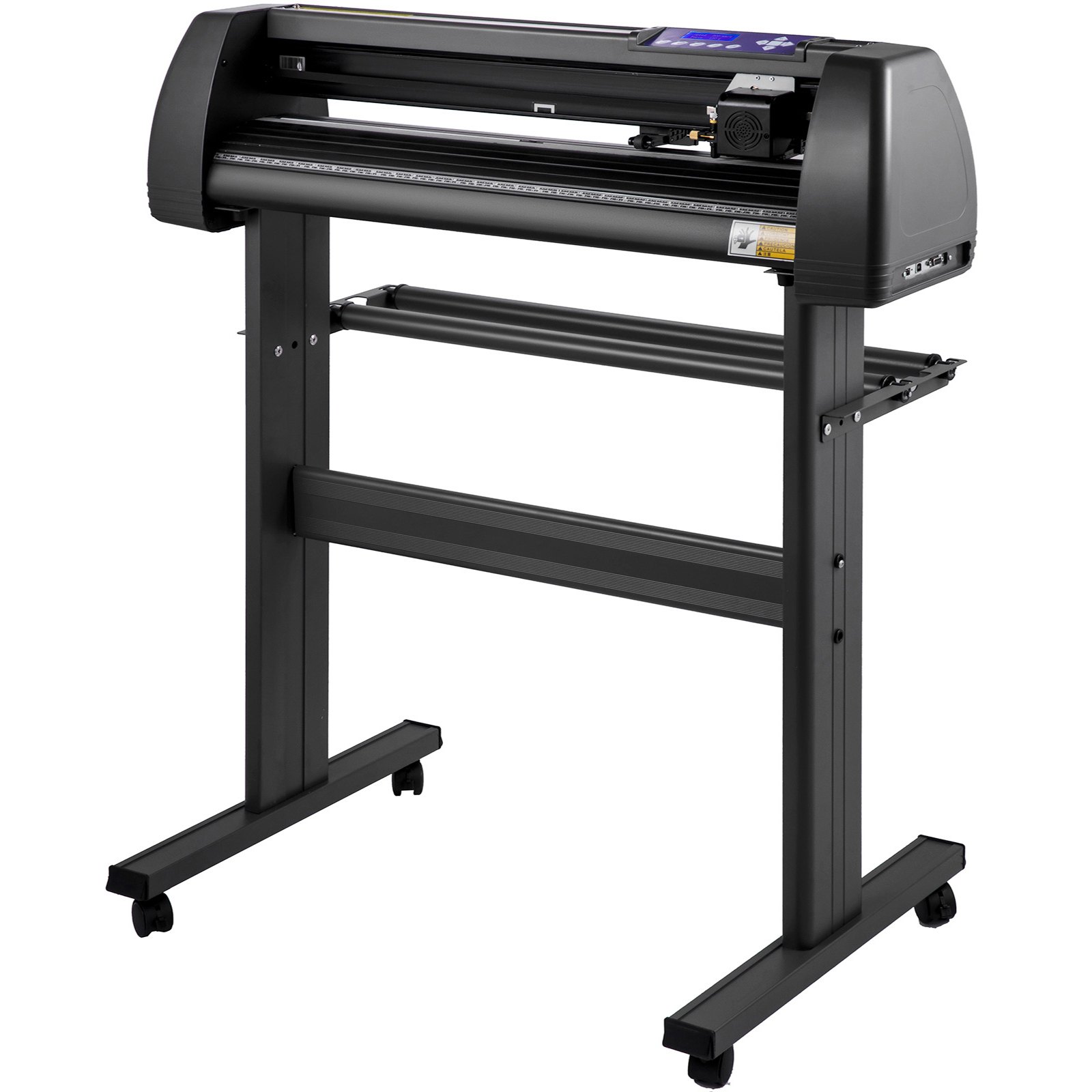 VEVOR Line Free Vinyl Cutter Machine 870mm Vinyl Printer U-Disk Offline Operation, 34 inch Plotter Printer with Sturdy Floor Stand Vinyl Cutting Machine Adjustable Force Plotter Cutter