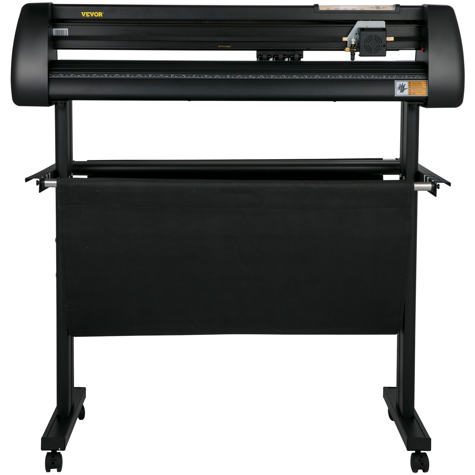 VEVOR Vinyl Cutter Machine 870mm Vinyl Printer, 34 inch Plotter Printer U-disk Offline with Accessories & Floor Stand Vinyl Cutting Machine Adjustable Force and Speed for Sign Making Plotter Cutter