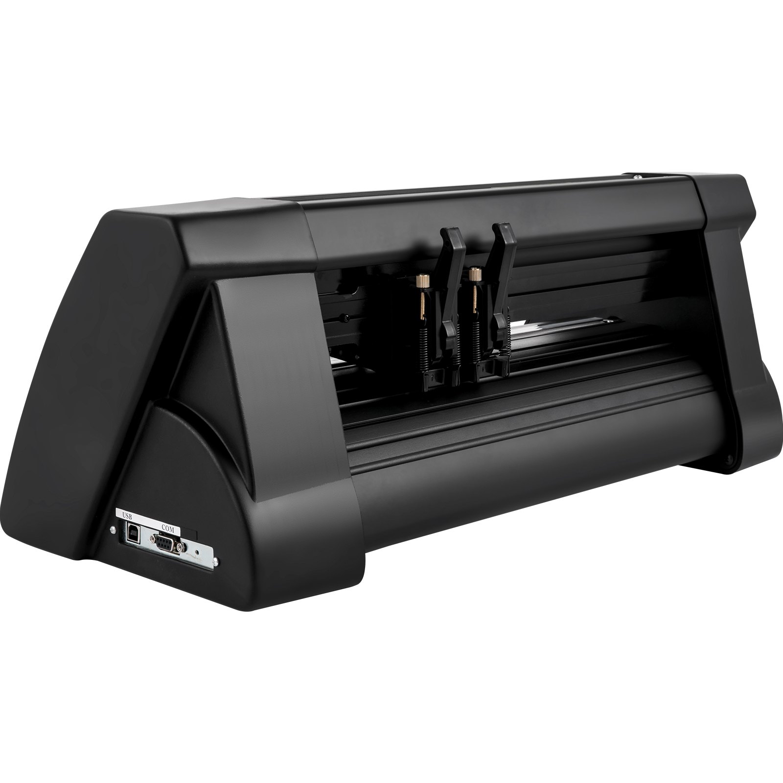 VEVOR Vinyl Cutter, 375mm Vinyl Plotter, LED Screen Plotter Cutter, Semi-Automatical Built-in Optical Eye, Compatible with SignCut Software for Mac and Windows System Desktop Design