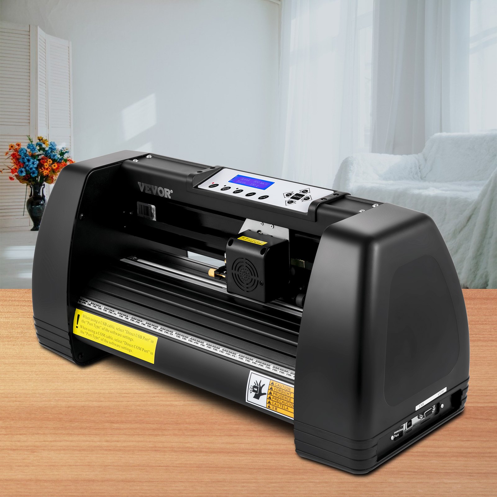 VEVOR 14in Vinyl Cutter Machine Vinyl Plotter LCD Display with SignCut Software