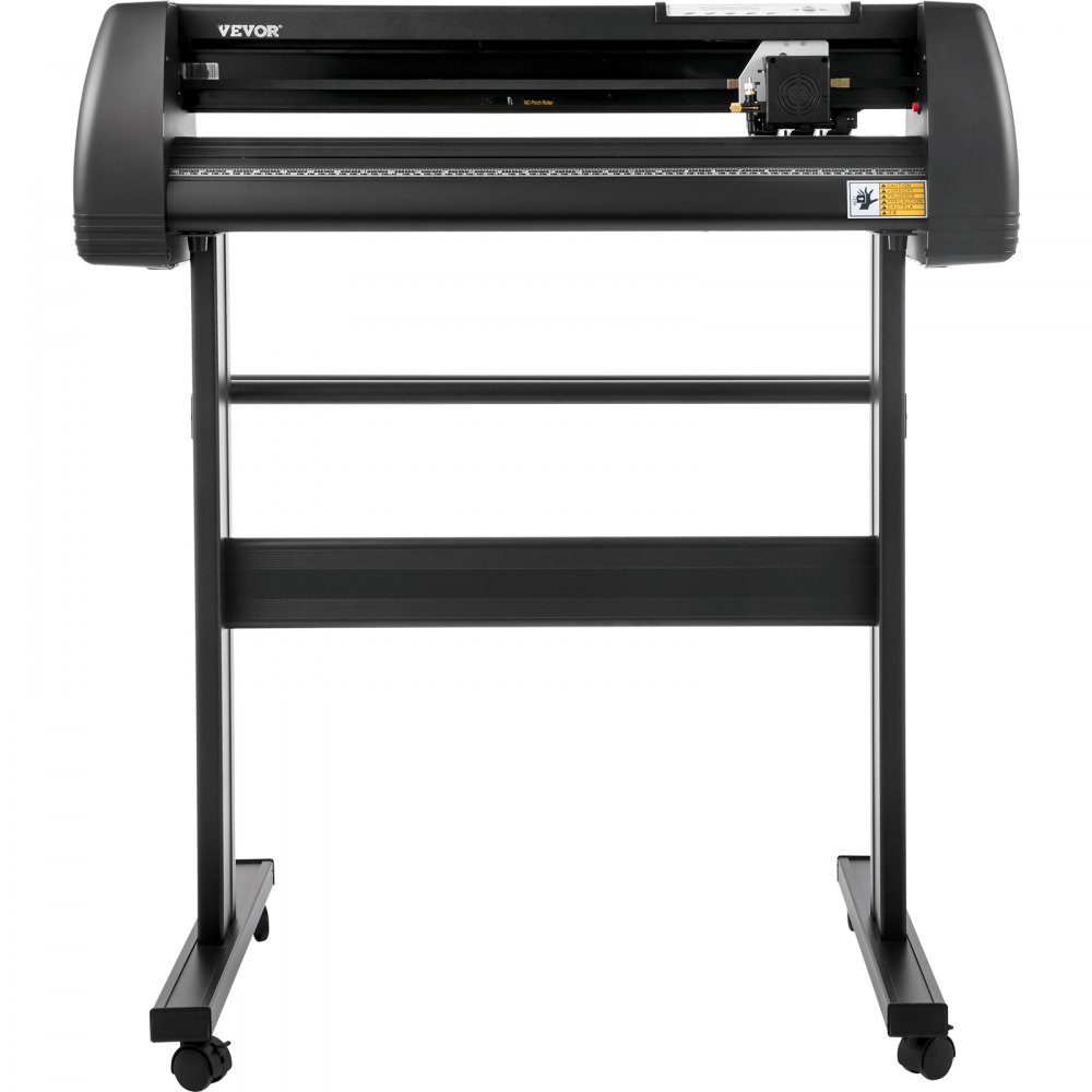 VEVOR Vinyl Cutter Machine, 28" Vinyl Plotter, LCD Display Plotter Cutter, Three Adjustable  Pinch Rollers Sign Cutting Plotter, Vinyl Cutter with SignCut and SignMaster Software for Design and Cut