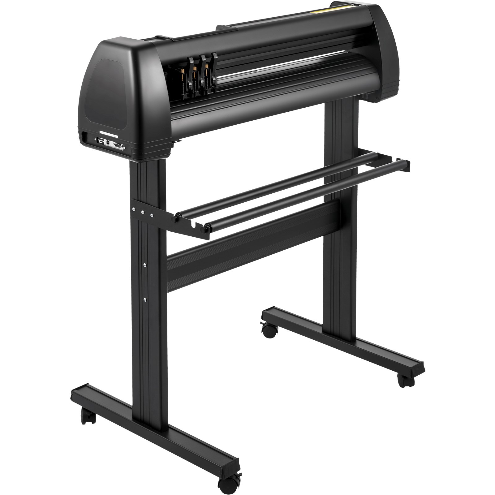 VEVOR Vinyl Cutter Machine, 28" Vinyl Plotter, LCD Display Plotter Cutter, Three Adjustable  Pinch Rollers Sign Cutting Plotter, Vinyl Cutter with SignCut and SignMaster Software for Design and Cut