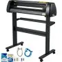 VEVOR Vinyl Cutter Machine, 34 Inch Paper Feed Cutting Plotter Bundle Adjustable Force & Speed Vinyl Printer, LCD Display Windows Compatible Sign Making kit with Signmaster Software