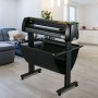 VEVOR Off-line Vinyl Cutter Machine 870mm Vinyl Printer U-Disk, 34 inch Plotter Printer with Accessories & Floor Stand Vinyl Cutting Machine Adjustable Force and Speed for Sign Making Plotter Cutter