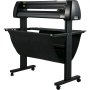 VEVOR Off-line Vinyl Cutter Machine 870mm Vinyl Printer U-Disk, 34 inch Plotter Printer with Accessories & Floor Stand Vinyl Cutting Machine Adjustable Force and Speed for Sign Making Plotter Cutter