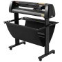 VEVOR Vinyl Cutter, 34Inch Bundle, Vinyl Cutter Machine, Manual Vinyl Printer, LCD Display Plotter Cutter Sign Cutting with Signmaster Software for Design and Cut, with Supplies, Tools