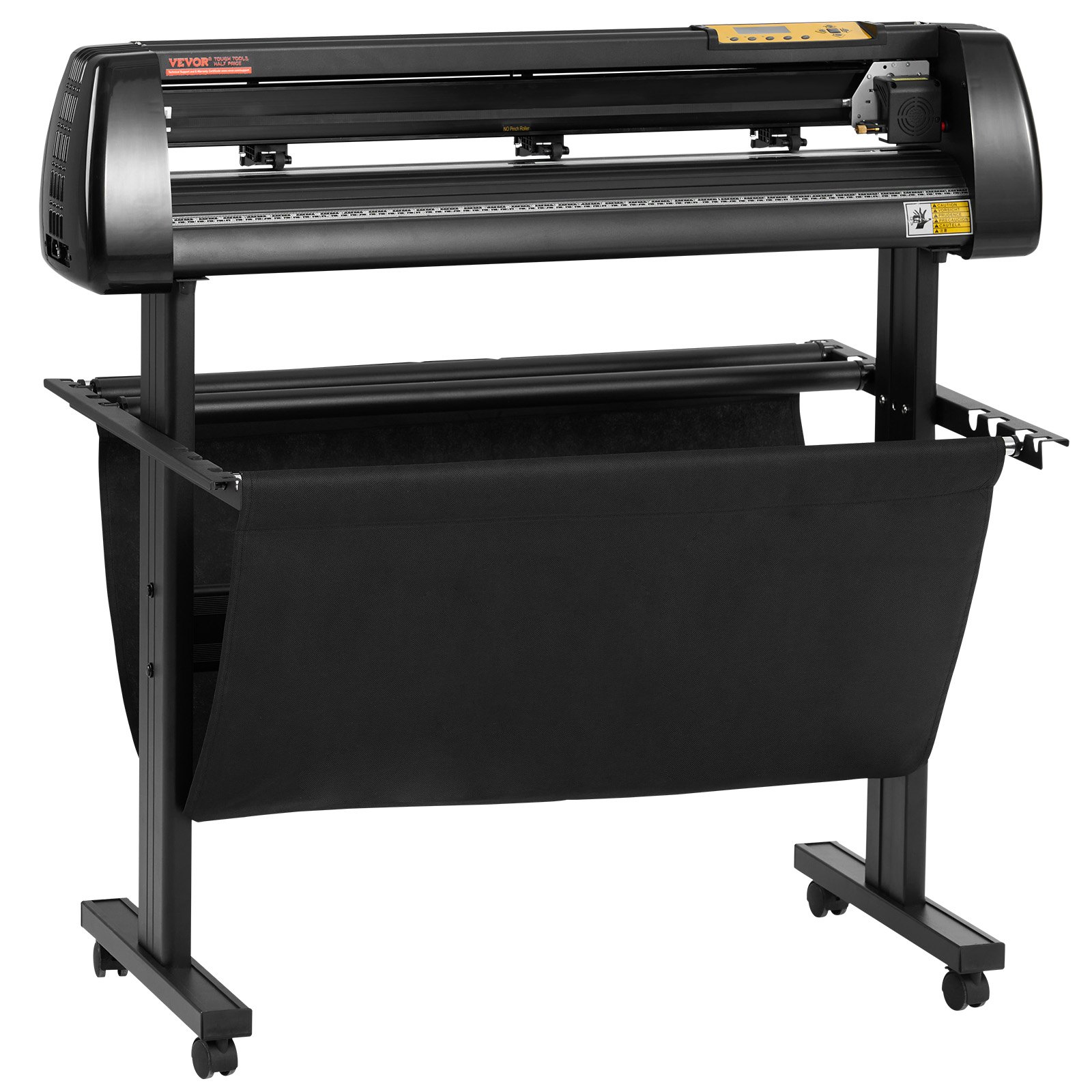 VEVOR Vinyl Cutter, 34Inch Bundle, Vinyl Cutter Machine, Manual Vinyl Printer, LCD Display Plotter Cutter Sign Cutting with Signmaster Software for Design and Cut, with Supplies, Tools