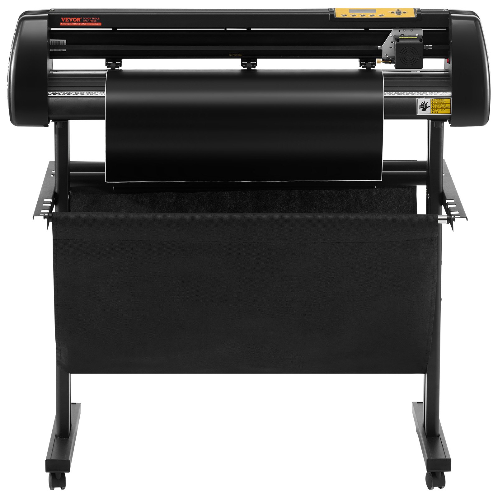 VEVOR Vinyl Cutter, 34Inch Bundle, Vinyl Cutter Machine, Manual Vinyl Printer, LCD Display Plotter Cutter Sign Cutting with Signmaster Software for Design and Cut, with Supplies, Tools