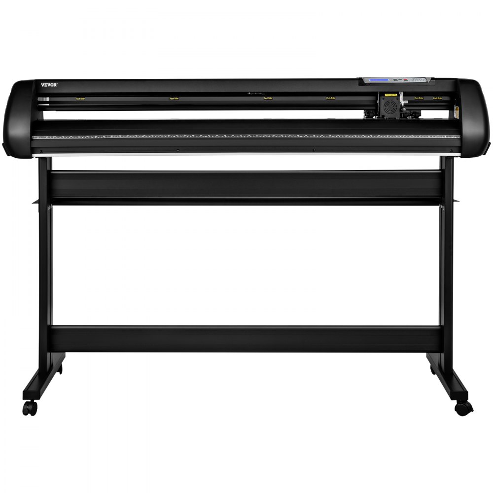 VEVOR Vinyl Cutter, 1350mm Vinyl Cutter Plotter with Stand, Adjustable Speed Force for Sign Making Vinyl Plotter, SignMaster Software Vinyl Tape Tools Vinyl Printer Available with COM/USB/Bluetooth
