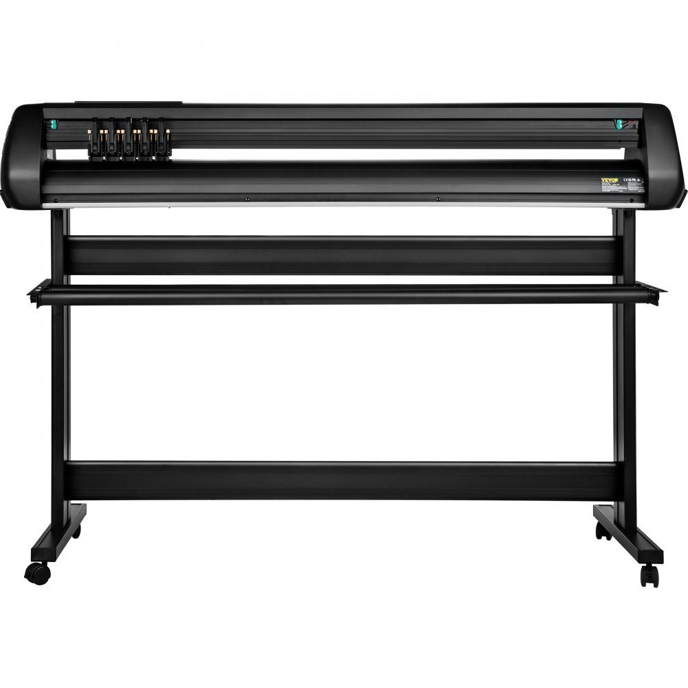 VEVOR Vinyl Cutter, 1350mm Vinyl Cutter Plotter with Stand, Adjustable Speed Force for Sign Making Vinyl Plotter, SignMaster Software Vinyl Tape Tools Vinyl Printer Available with COM/USB/Bluetooth