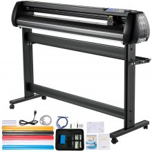 VEVOR Vinyl Cutter 53 in. LCD Display Vinyl Plotter Cutter Machine Windows  Compatible System Sign Making Machine with Stand KZJ-1350SDJC00001V1 - The  Home Depot