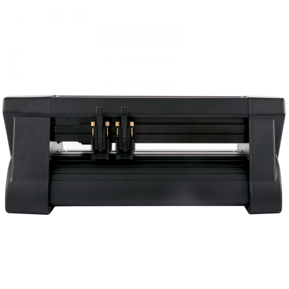 VEVOR Vinyl Cutter, 375mm Vinyl Plotter, LED Screen Plotter Cutter, Semi-Automatical Built-in Optical Eye for Accurate Guiding, Compatible with SignMaster Software for Windows System Desktop Design