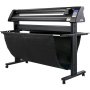 VEVOR vinylskærer, 1350 mm vinylplotter, LED-skærmplotterskærer, halvautomatisk indbygget optisk øje, kompatibel med SignMaster-software til Windows-system med stativ
