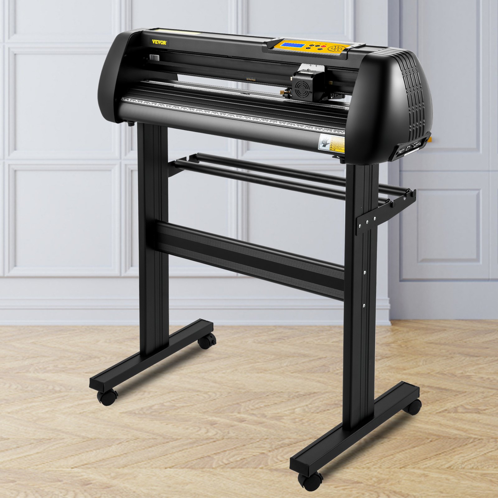 VEVOR Vinyl Cutter, 28inch Paper Feed Cutting Plotter Bundle, Adjustable Force & Speed Vinyl Printer with Powerful Stepper Motors, Signmaster Software Bundle Kit Compatible with Windows System
