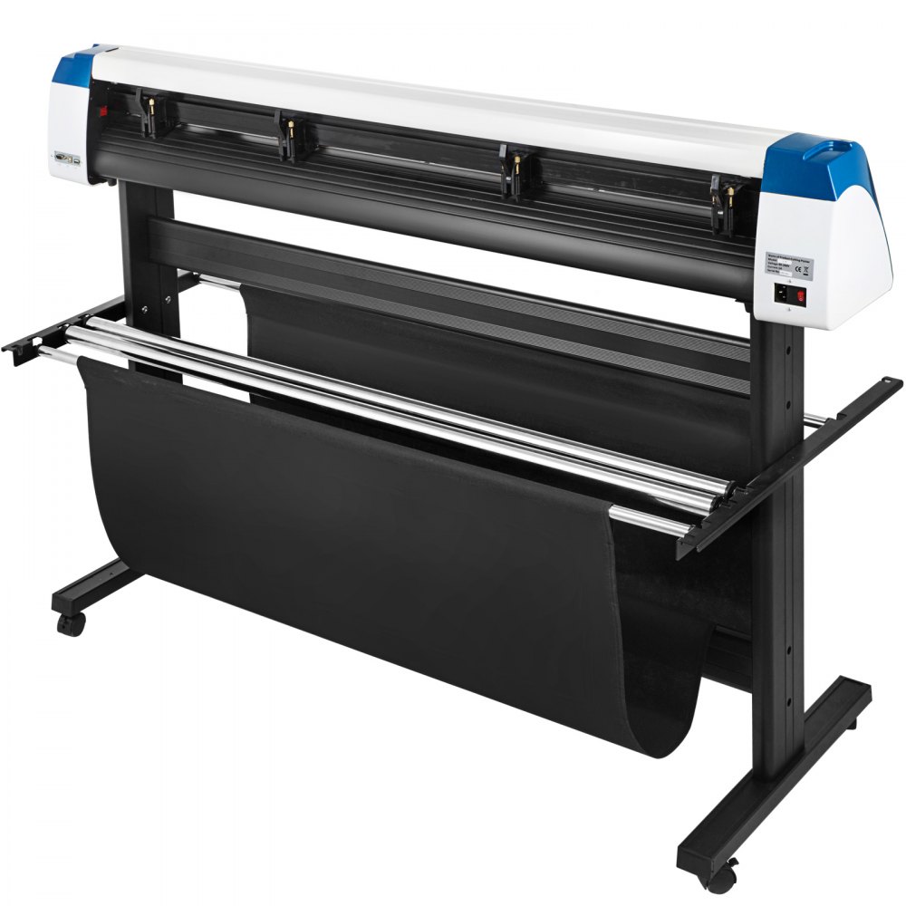 VEVOR Vinyl Cutter 53 Inch Vinyl Cutter Machine 1340mm Vinyl Printer Cutter Machine LED Fill Light Strip Vinyl Plotter Cutter Machine with Floor Stand Signmaster Software