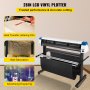 VEVOR Vinyl Cutter 53 Inch Vinyl Cutter Machine 1340mm Vinyl Printer Cutter Machine LED Fill Light Strip Vinyl Plotter Cutter Machine with Floor Stand Signmaster Software