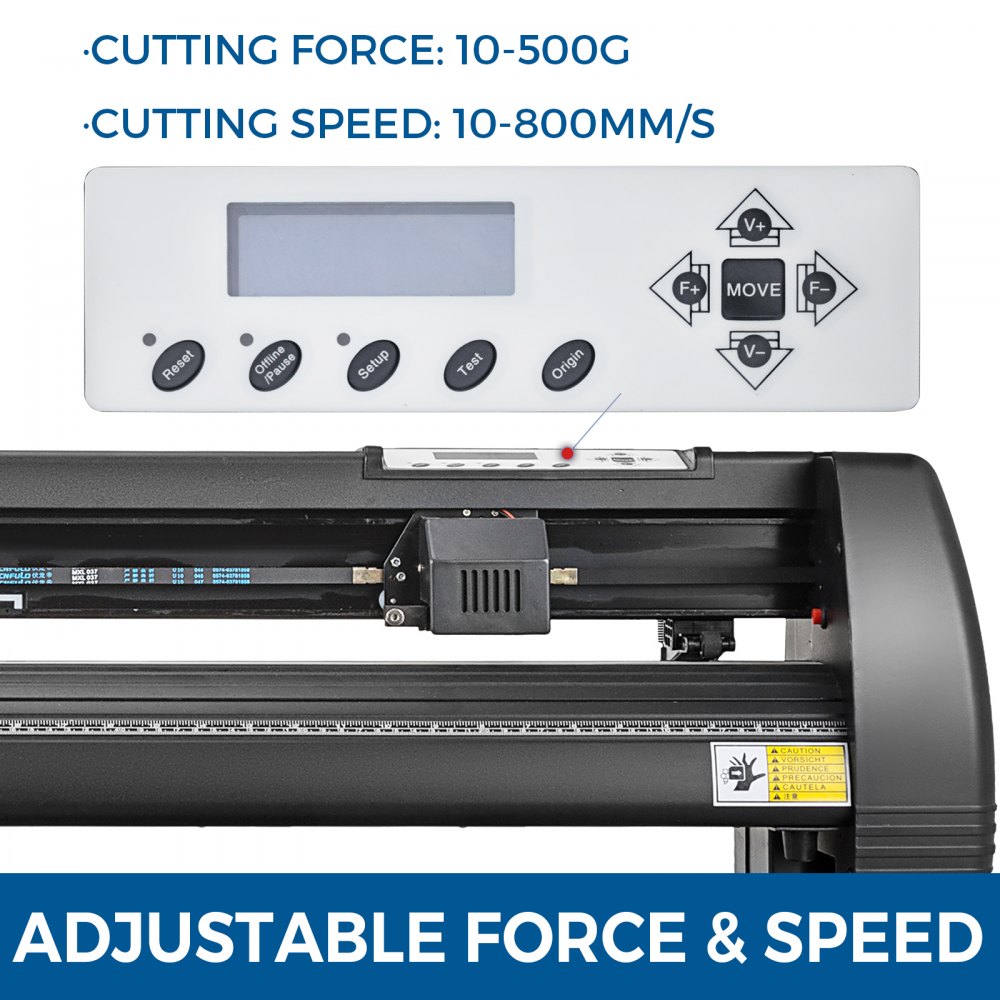 VEVOR Vinyl Cutter 28 inch Vinyl Cutter Machine 720mm Manual Vinyl Printer LCD Display Plotter Cutter Sign Cutting with Signmaster Software