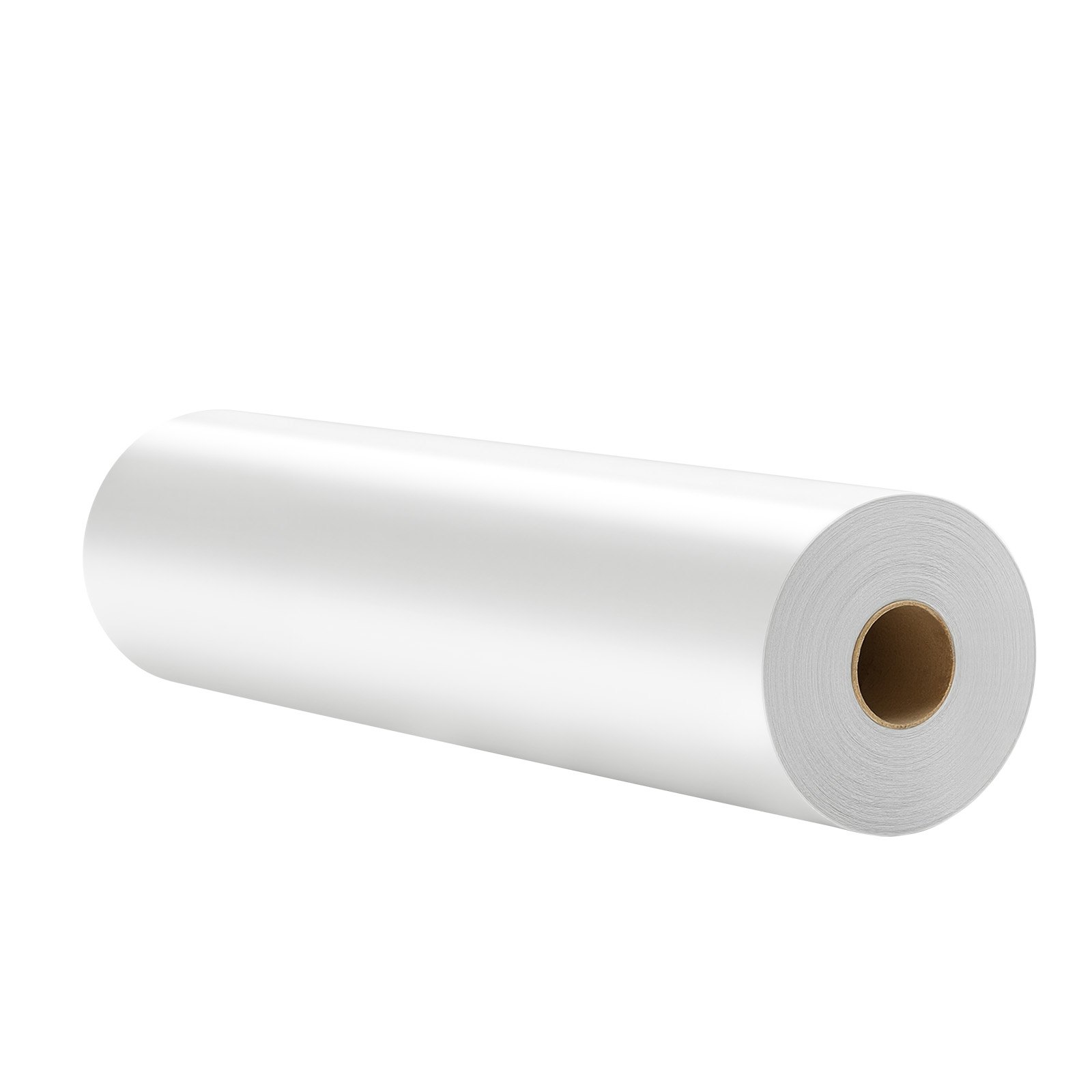 VEVOR Heat Transfer Vinyl, 304.8 x 15240mm, Glossy White HTV Iron on Vinyl Roll, Easy to Cut and Weed, Strong Adhesion, Compatible with Cutting Machines, for Various Materials, T-shirts, Pillows, Hats