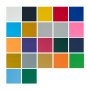 Vinilo de transferencia térmica VEVOR, paquete de 50, 30 x 30 cm, colores surtidos, fácil de cortar y desherbar, con accesorios, compatible con máquinas de corte, para diversos materiales y camisetas.