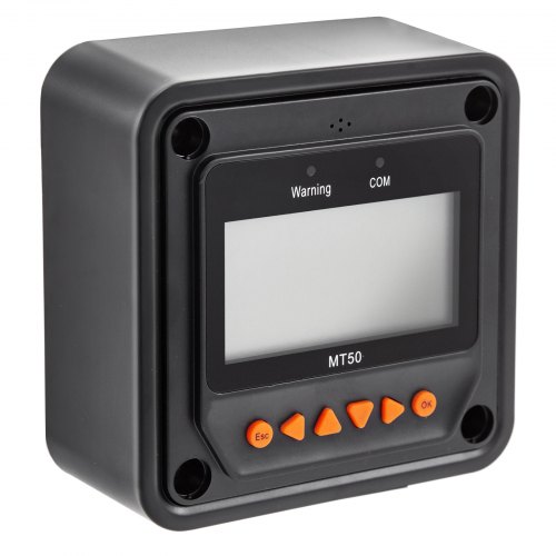 VEVOR MT50 Remote Meter 10-100A LCD Display MT50 Tracer MPPT Solar Charge Controller MPPT Charge Controller Solar Controller, MPPT Real-Time Display, for MT50 Tracer Series, MPPT Charge Controller