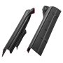 VEVOR Rocker Panel Guard, 4-Piece Set Compatible with 2014-2018 Chevrolet Silverado 1500 Extended Cab, Replacement for 14068 Trail Armor Side Skirts Extension Body Kit, Driver Side, 3M Adhesive, Black