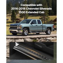 Side Skirt Extension Lip Rocker Panel for 2014-2018 Chevy Silverado 1500