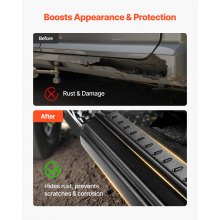 Side Skirt Extension Lip Rocker Panel for 2014-2018 Chevy Silverado 1500