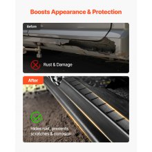 Side Skirt Extension Lip Rocker Panel for 1999-2006 Chevrolet Silverado