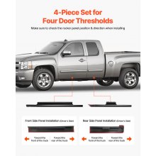 Side Skirt Extension Lip Rocker Panel for 1999-2006 Chevrolet Silverado