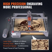 VEVOR Laser Engraver Laser Engraving Machine 10W Compressed Spot Rotary Roller