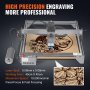 VEVOR Laser Engraver, 20W Output Laser Engraving Machine, 15.7" x 15.7" Large Working Area, 10000mm/min Movement Speed, Compressed Spot with Eye Protection, Laser Cutter for Wood, Metal, Acrylic