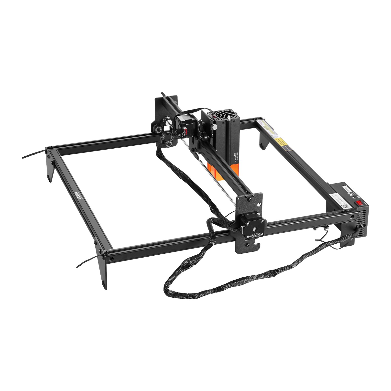 VEVOR Laser Engraver, 20W Output, Laser Engraving Cutter Machine, 13.7 x 15.7 in/35 x 40 cm Working Area, 10000 mm/min Movement Speed, Compressed Spot with Eye Protection, for Wood, Certain Metal