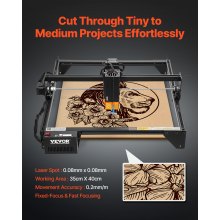 VEVOR Laser Engraver Laser Engraving Machine 20W Compressed Spot Eye Protection