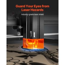 VEVOR Laser Engraver Laser Engraving Machine 20W Compressed Spot Eye Protection