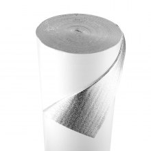 VEVOR Reflective Insulation Roll EPE Foam Core Radiant Barrier 3mm 48in x 250ft