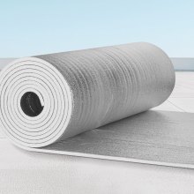 VEVOR Double Reflective Insulation Roll Foam Core Radiant Barrier 48 in x 25 ft