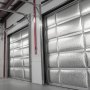 VEVOR Reflective Insulation Roll, 2 Car Garage Door Thermal Insulation Kit, 6mm 24 in x 18 ft, 4 Rolls Aluminum Foil EPE Foam Core Radiant Barrier, White PE Film Heat Shield for Garage Doors