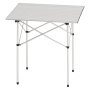 VEVOR Folding Camping Table, Portable Roll Up Side Tables, Small Lightweight Aluminum Beach Table, Compact with Carry Bag, for Outdoor Cooking, Tailgating, Grilling, Picnic, Travel, Silver