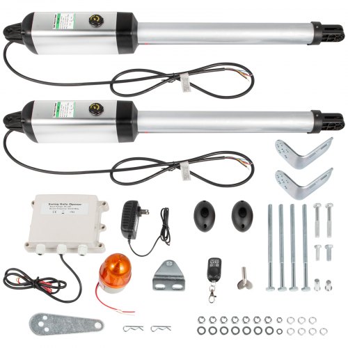 VEVOR Electric Gate Opener Dual Swing Gate Opener Kit 308lb & 11.8ft Door Remote