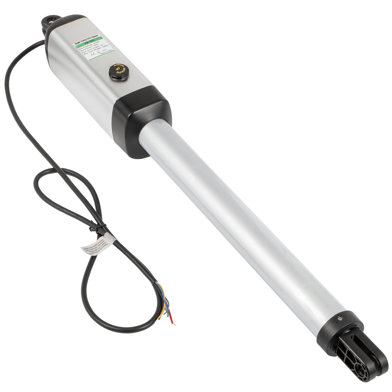 VEVOR Electric Gate Opener Single Swing Gate Opener 16mm/s Speed 50W Automatic Gate Openers with Remote Complete Kit Push/Pull-to-Open Up to 551lbs 16.4ft Door Opener for Chain Link Garage Farm