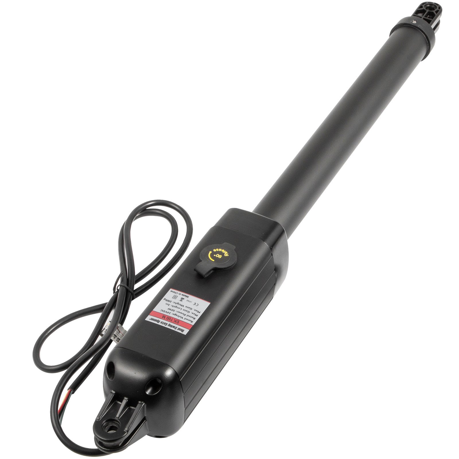 VEVOR Electric Automatic Door Opener, 380kg Load Capacity, Single Swing Door Opener, 5.5m Length, 16mm/s Speed, 80W with Remote Control, Door Operator for Garage Closes Chain Link