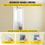 VEVOR Automatic Door Opener, 100-240V for Max.220lbs Doors, Swing Door Operator for Disabilities w/ 2 Wireless Remotes, 2 Exit Buttons, Keypad, 5 ID Cards, 2 Stainless Steel Push Buttons, CE Listed
