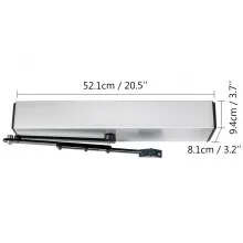 VEVOR Automatic Door Opener 110-240V, Handicap Door Opener 22 Lbs, Automatic Swing Door Opener 50 W Swing Door Opener 120 Degrees Adjustable Aluminum Alloy and Stainless Steel Electric Door Opener